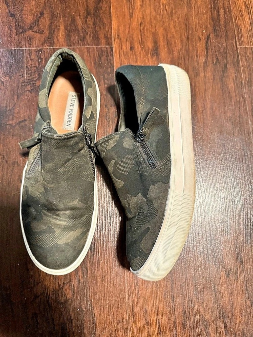 Steve Madden Women's Camo Slip-On Sneakers